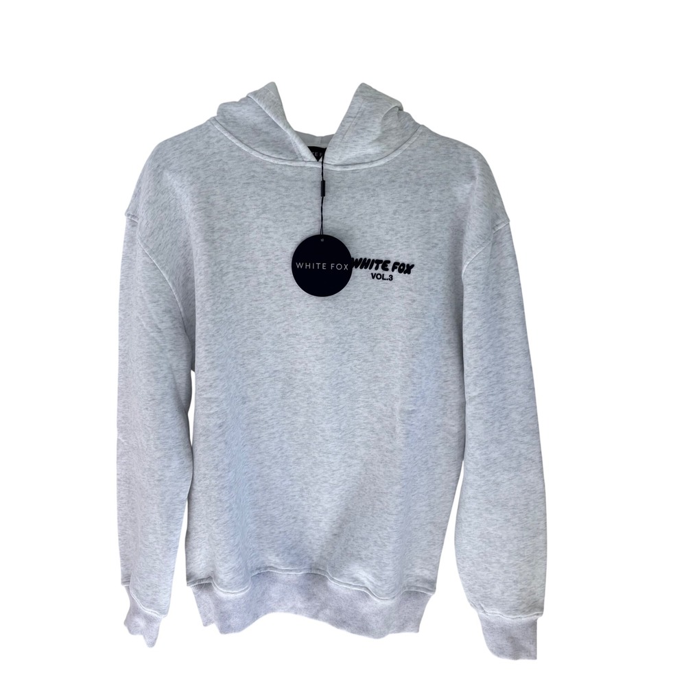 White Fox Offstage Hoodie Vol.3 Frosted Heather Gray XXS/XS NWT